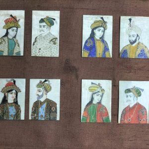 Antiguas fichas mongoles en marfil