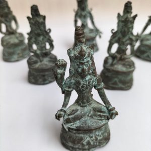 Colección figuras de bronce religiosas orientales hinduismo budismos