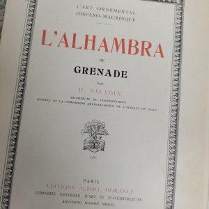 Antiguos libros de dibujo de la Alhambra