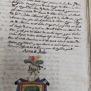 Antiguo manuscrito 1782